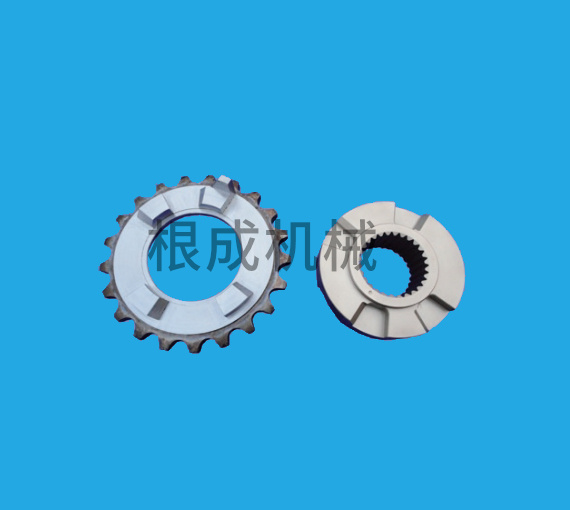 Chain wheel and coupling wheel of imported enema machine hoist